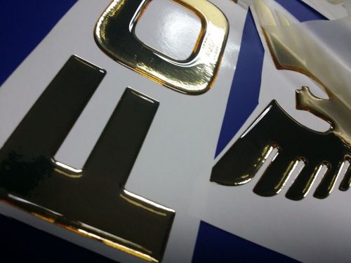 Formula boat emblems 23&#034; gold + free fast delivery dhl express - raised decal