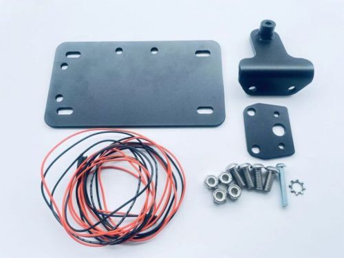 Swingarm license plate relocator plug n play harness for slingshot s/r/sl/slr/gt