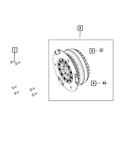 Genuine mopar torque converter kit 68544397aa