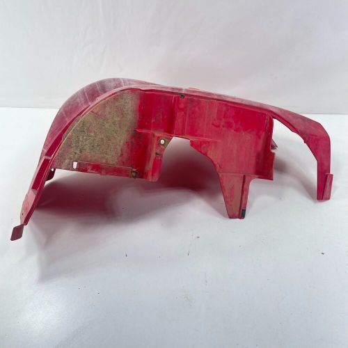 2007-2013 yamaha grizzly 700 front fender plastic left red q10