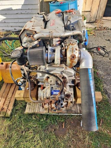 Steyr 236 turbo marine diesel motor with zf63a 2.5:1 ratio gearbox