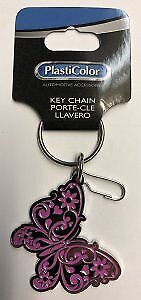 Purple butterfly key chain