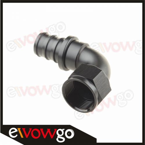 45/90/180 degree an4 6 8 10 16 push on lock fuel hose fitting adaptor aluminum