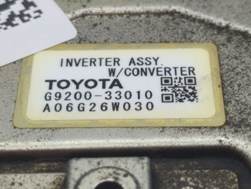 2007-2011 toyota camry hybrid dc synergy drive power inverter wu73t