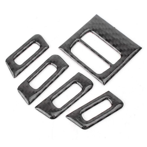 Carbon fiber central air conditioner outlet trim for bmw e90 e92 e93 3 series