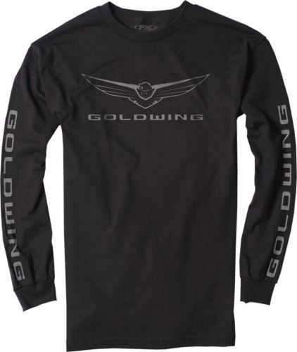 Factory effex honda gold wing icon long sleeve shirt black