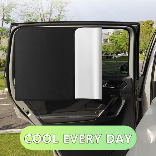 Car opaque magnetic curtain sunshade protection strong shading full z2r7