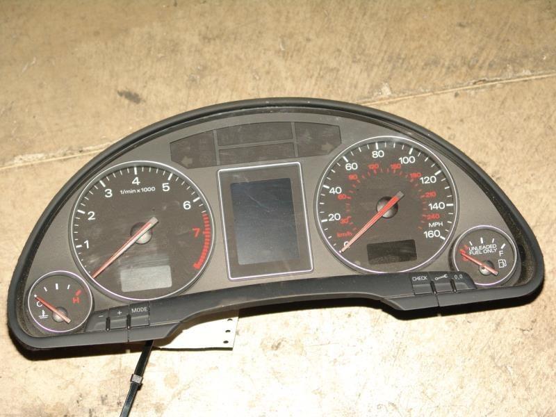 04 05 audi a4 speedometer instrument mileage counter cluster 8e0920950p