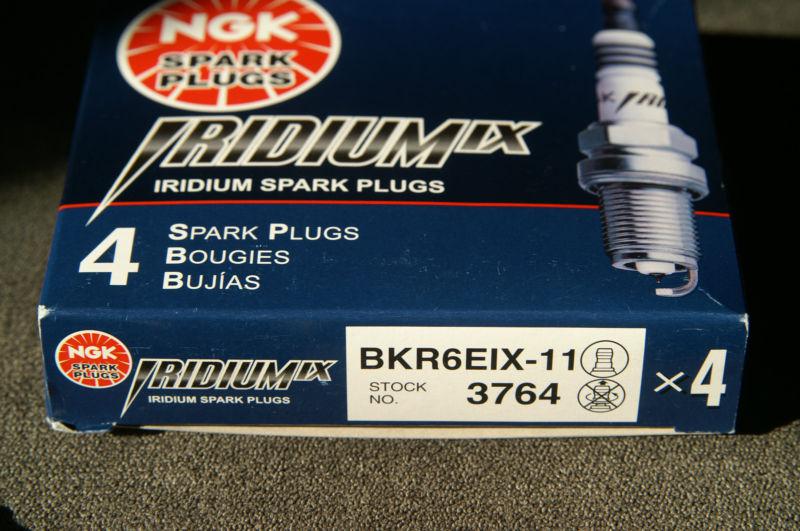 Ngk bkr6eix-11 iridium ix spark plugs  ( set of 4 )