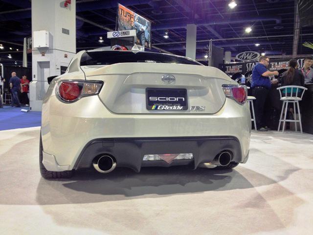 Vizage scion fr-s polyurethane 2 piece rear under extensions jdm new