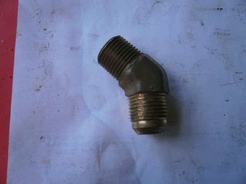 Brass fitting 10an 45 degree 1/2" pipe imca ump lms wissota  modified nhra ihra