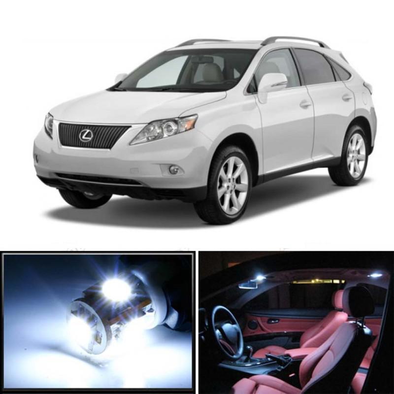 White led lights interior package kit for lexus rx350 rx450h