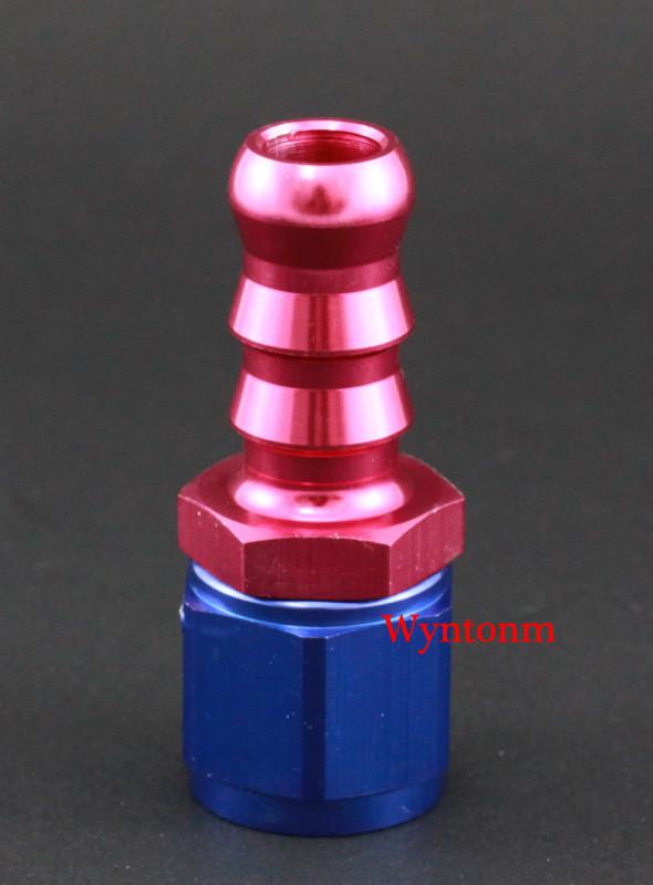 10an female to 5/8" barb fitting push lock straight swivel hose end 
