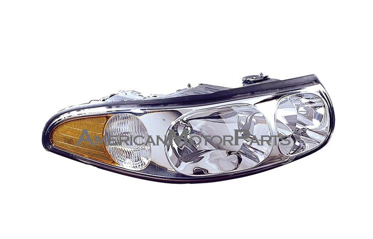 Right passenger side replacement headlight w/o corner lamp 00-00 buick lesabre