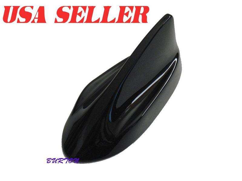 Premium euro style shark fin antenna-black-c