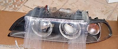 Bmw brand e39 5 series 2001-2003 genuine xenon halo euro clear left headlamp oem