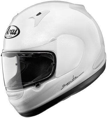 New arai signet-q full-face adult helmet, diamond white, large/lg