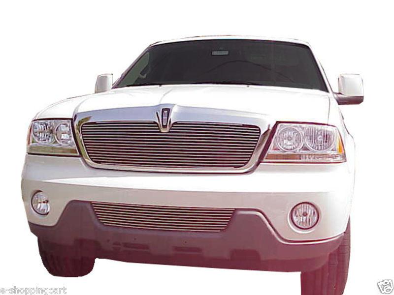 Billet grille grill 03~06 lincoln aviator combo 04 05 up+lower