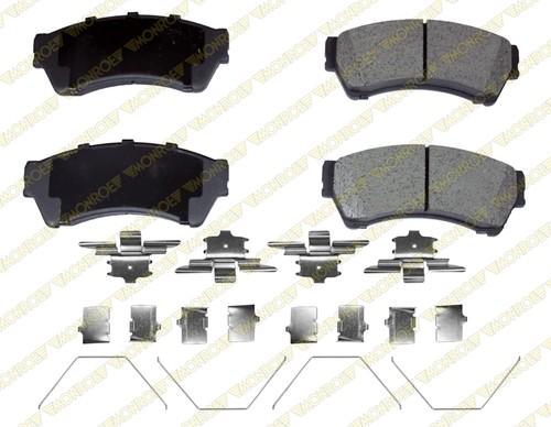 Monroe gx1164 brake pad or shoe, front-monroe prosolution ceramic brake pad