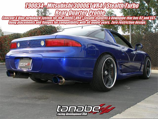 Tanabe medalion concept g blue turbo-back for 1990-1999 3000gt vr4 t90034