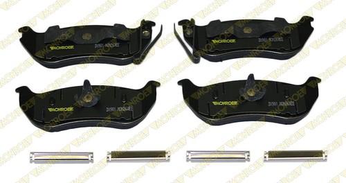 Monroe dx981 brake pad or shoe, rear-monroe dynamics brake pad