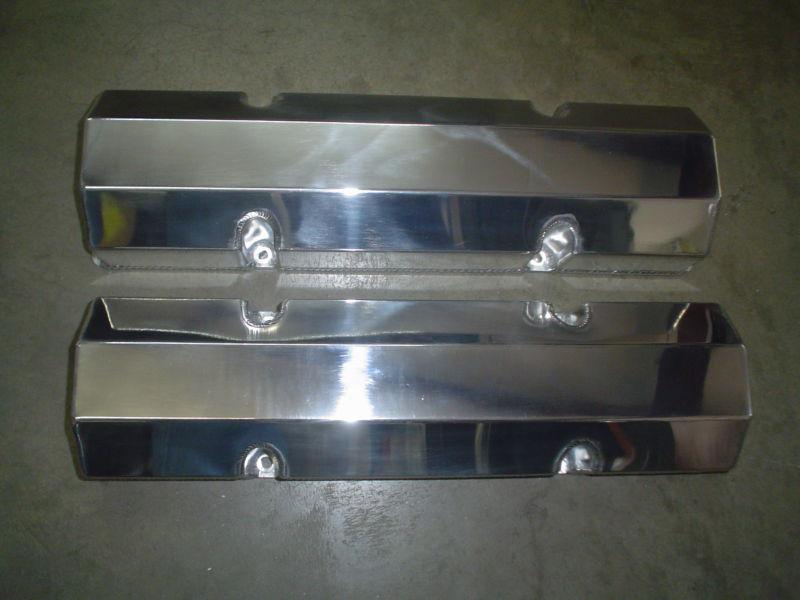   small block chevy     sheetmetal valve covers     