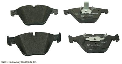 Beck arnley 089-1822 brake pad or shoe, front-disc brake pad