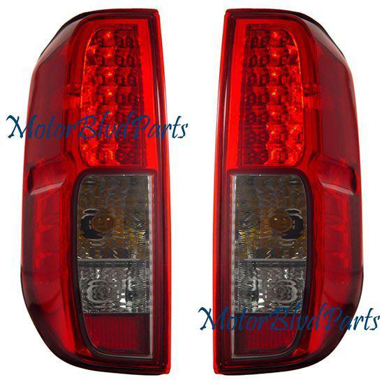 05-09 frontier led smoked tail lights rear brake lamps