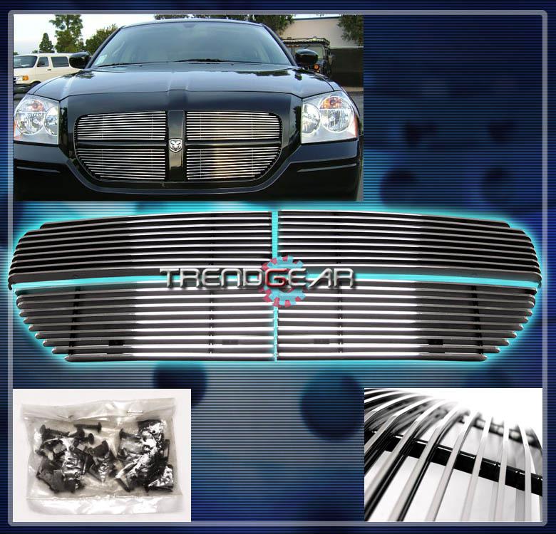 2005-2007 dodge magnum r/t se sxt srt8 front upper billet grille grill 4pc 2006