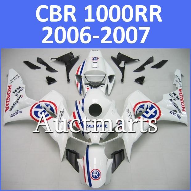 Fit honda 06 07 cbr1000rr cbr 1000 rr 2006 2007 fairing kit abs plastics e30 d03