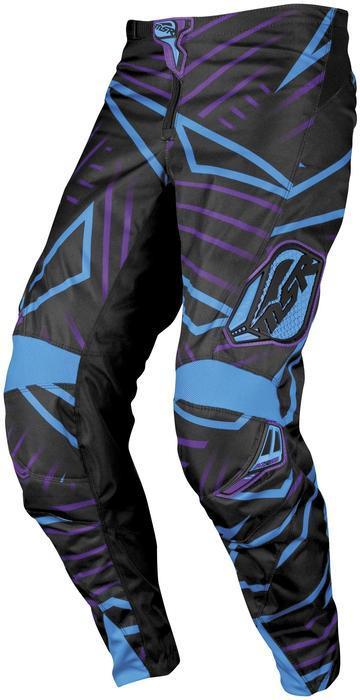 Msr racing m12 axxis motorcycle pants cyan/purple youth 24 us