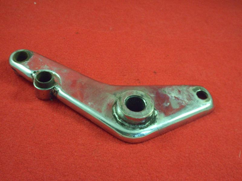 Vintage harley davidson shovelhead rear banana disc brake mounting bracket oem