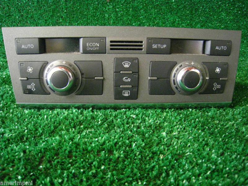 2005 audi a6 dash dual climate hvac heater temp control gray in color