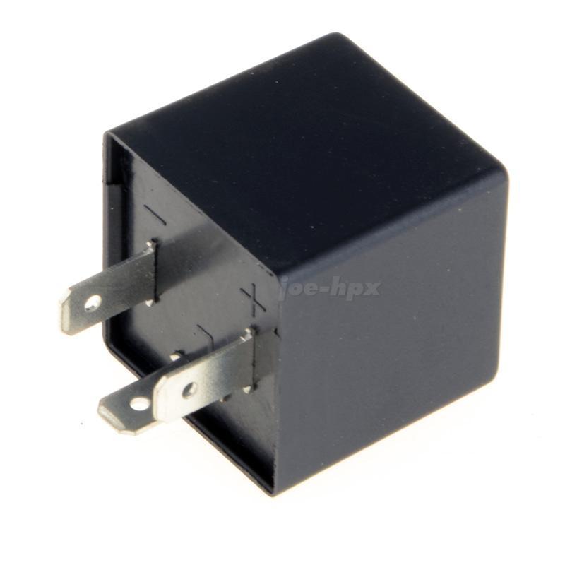 New jhx electronic led flasher relay 3 pin 12v motorcycle turn singal adjustable