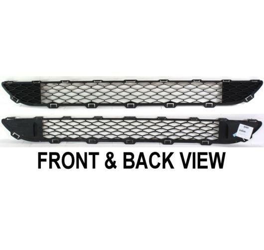 06 07 08 09 toyota sienna front lower bumper grille m.black w/o park assist hole