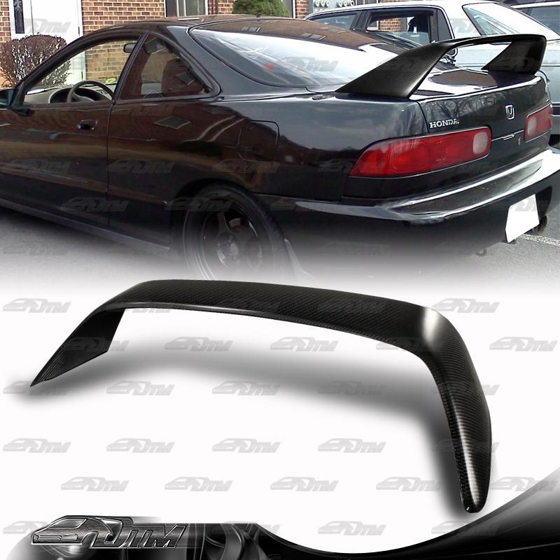 1994-2001 acura integra dc1 type-r style carbon fiber rear trunk spoiler wing