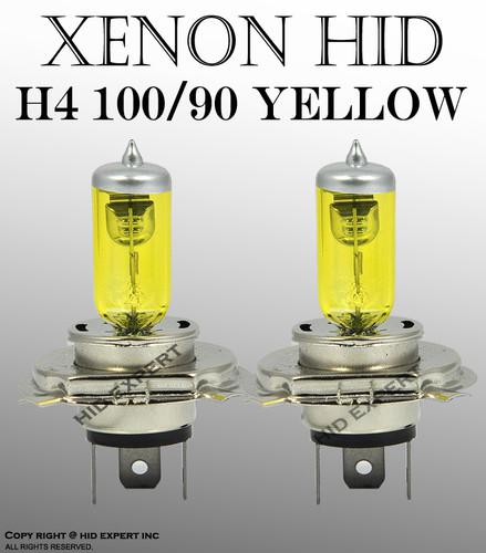 H4 hb2 100w high low beam xenon hid 100w golden yellow light bulbs high/low sh3