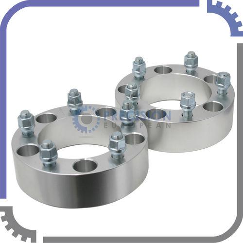 2pc | 2.0 inch thick | 5x5.5 dodge hubcentric wheel spacers  9/16" stud