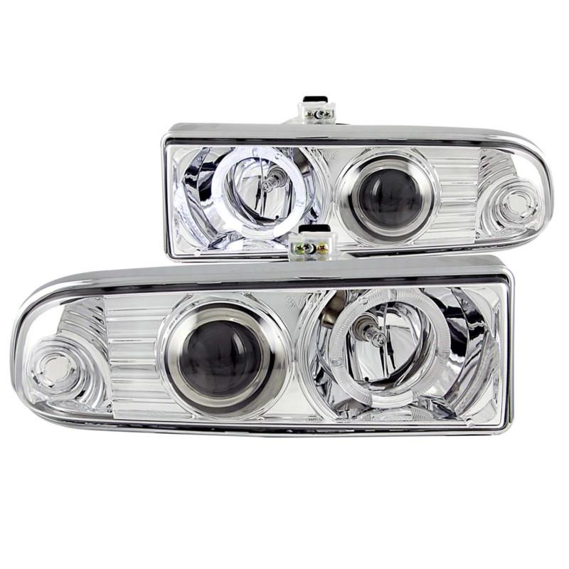 Anzo usa 111016 headlight assembly; projector w/halo 98-04 s10 blazer