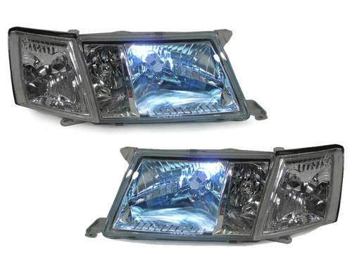 Depo 1995 1996-1997 lexus ls400 jdm style glass headlights + corner + xenon hid