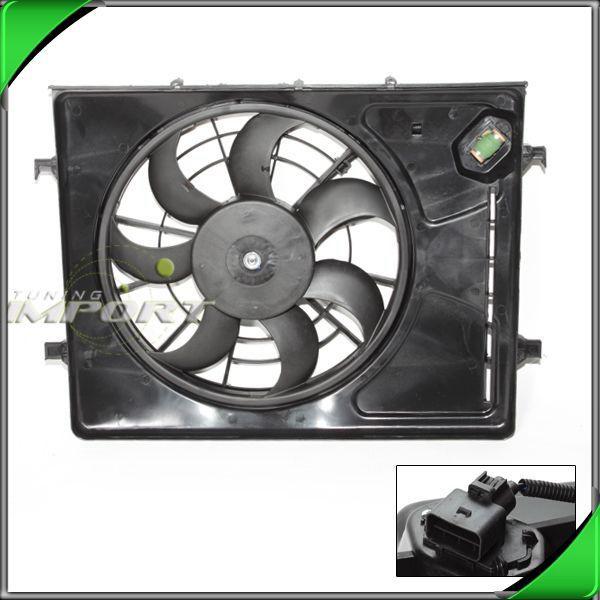 For 07-10 hyundai elantra gls touring se radiator fan motor shroud replacement