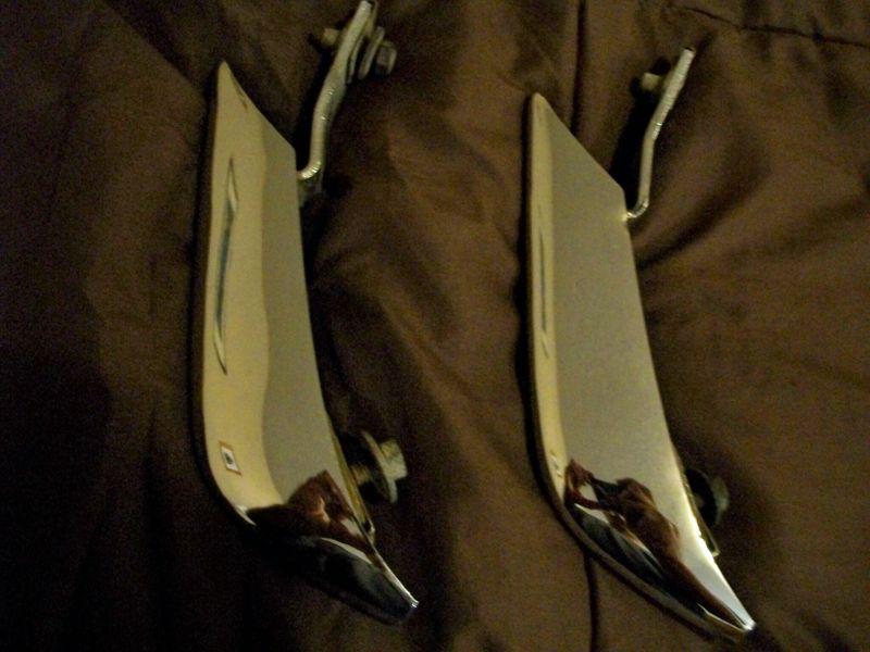 1967 1968 mercury cougar rear bumper guards nice chrome xr7 gt 390 289