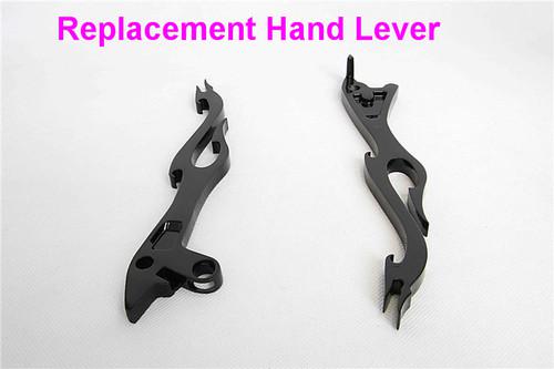 Custom black brake clutch flame hand levers fit for suzuki boulevard s50 s83 c90