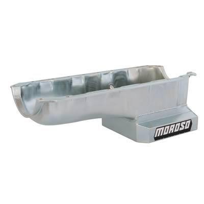 Moroso oil pan steel clear zinc 7 qt. chevy big block each 20401