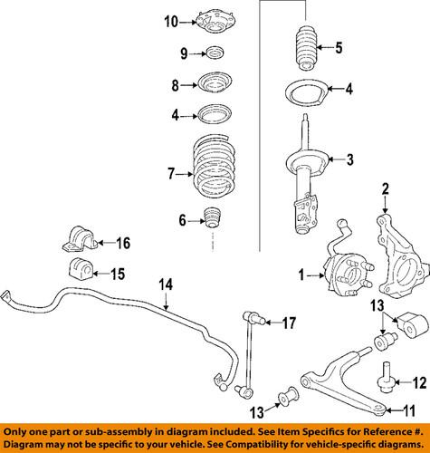 Gm oem 22716381 front suspension-bumper