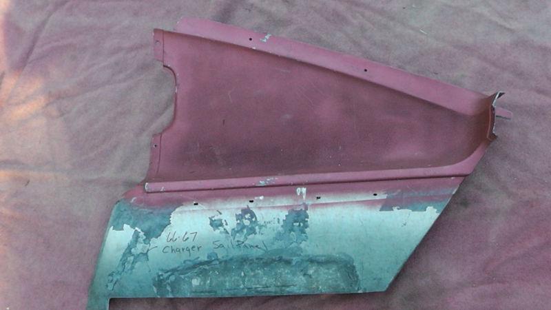 1966-1967 charger rear sail panel 