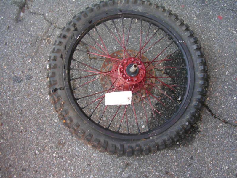 1988 kawasaki kx500 front wheel rim hub 