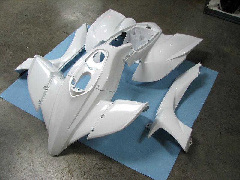 2005 yfz 450 yfz450 white full maier set fenders fender tank side covers **