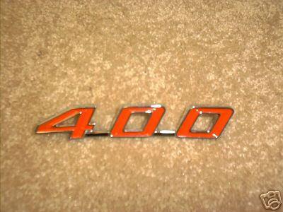 67 68 69 new gm firebird 400 deck lid emblem 