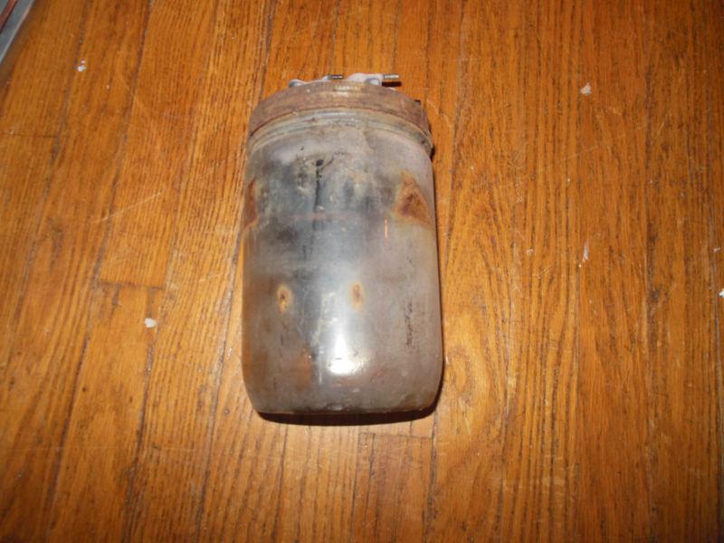 Edsel winshield washer fluid reservoir glass intact no cracks off 58 corsair